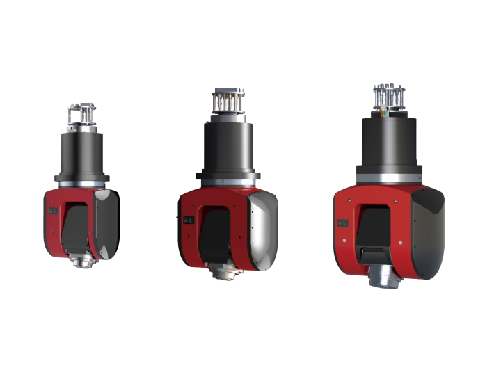 五轴联动双摆铣头